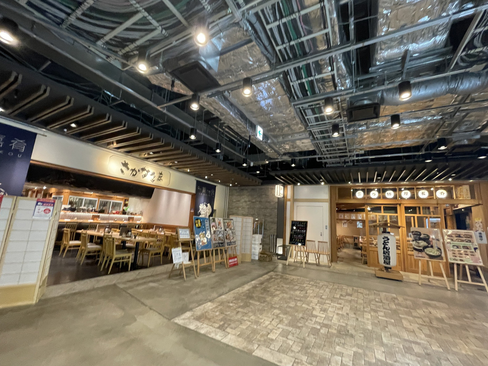 地下1階の飲食店街