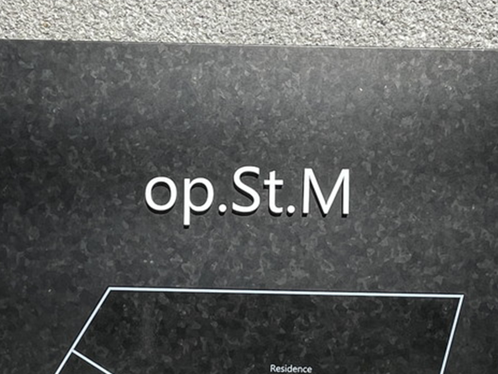 ネームプレート：Op.St.M