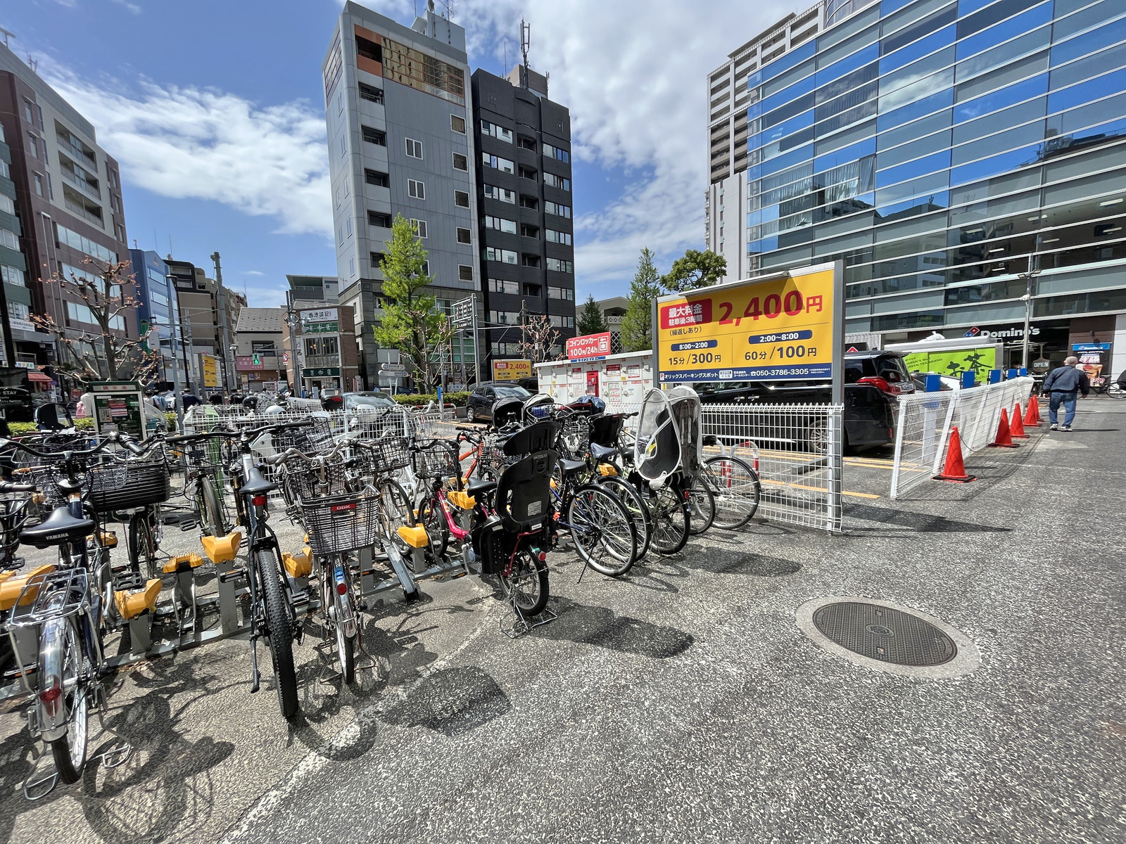 1階のコインパーキング駐輪場