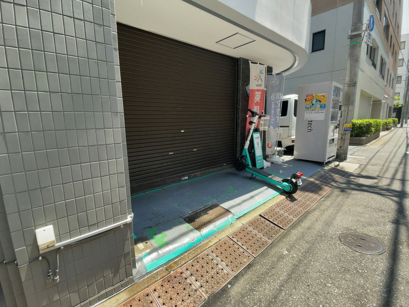 敷地内にレンタルサイクルが設置済み