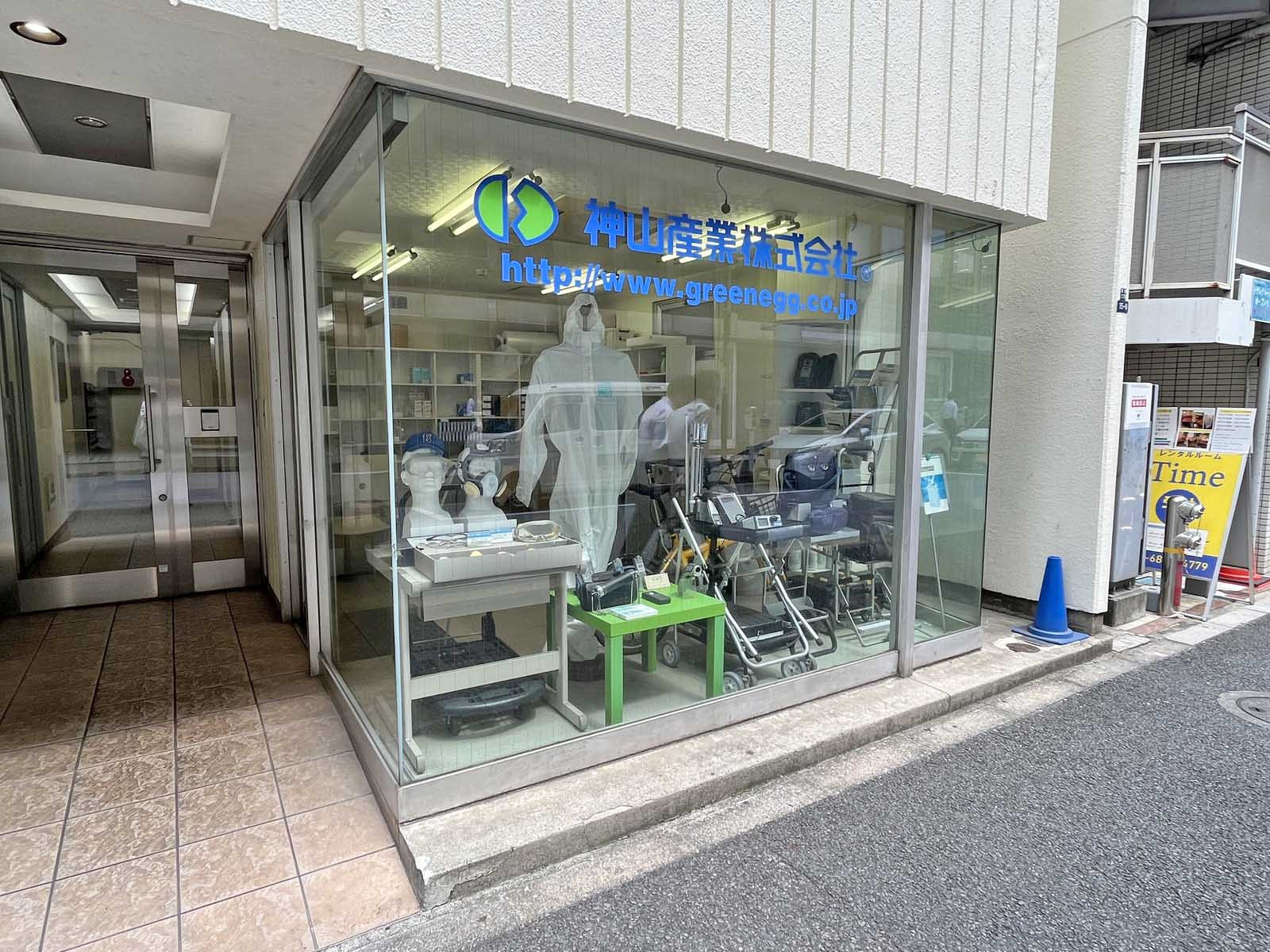 1階テナントの様子