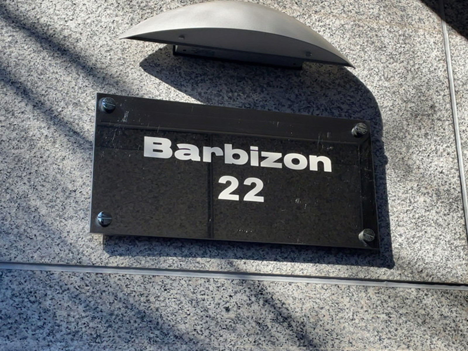 ネームプレート：Barbizon22