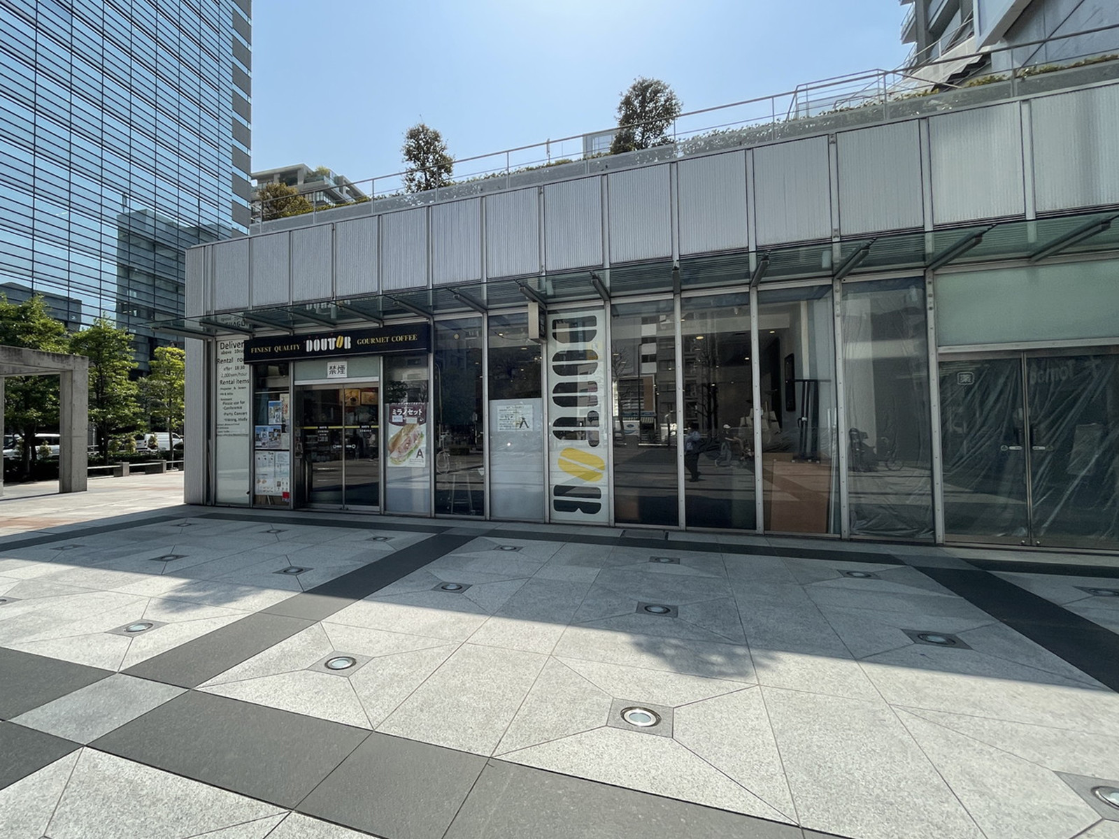 1階のドトールコーヒーショップ日本橋浜町店