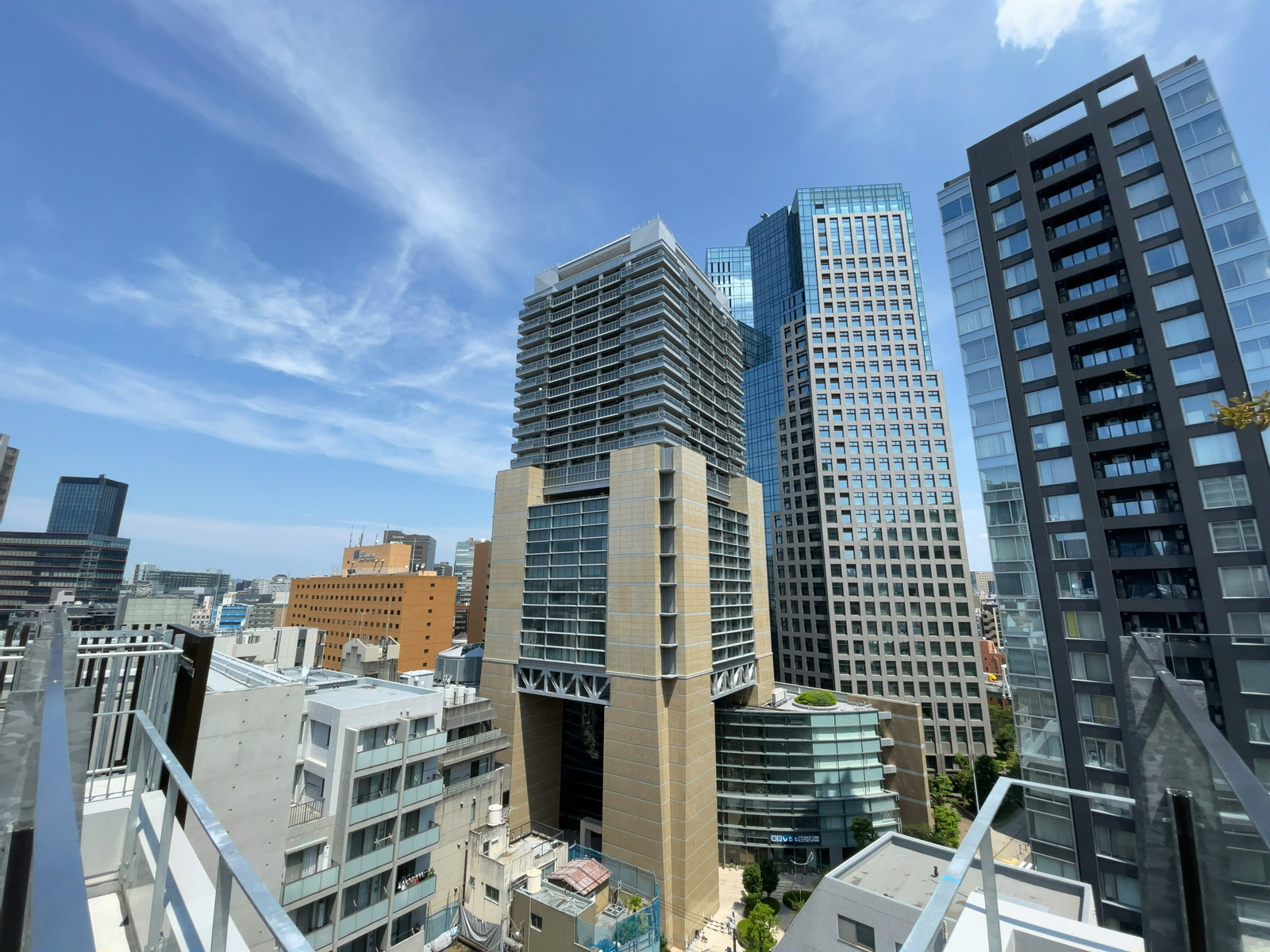屋上庭園からの眺望