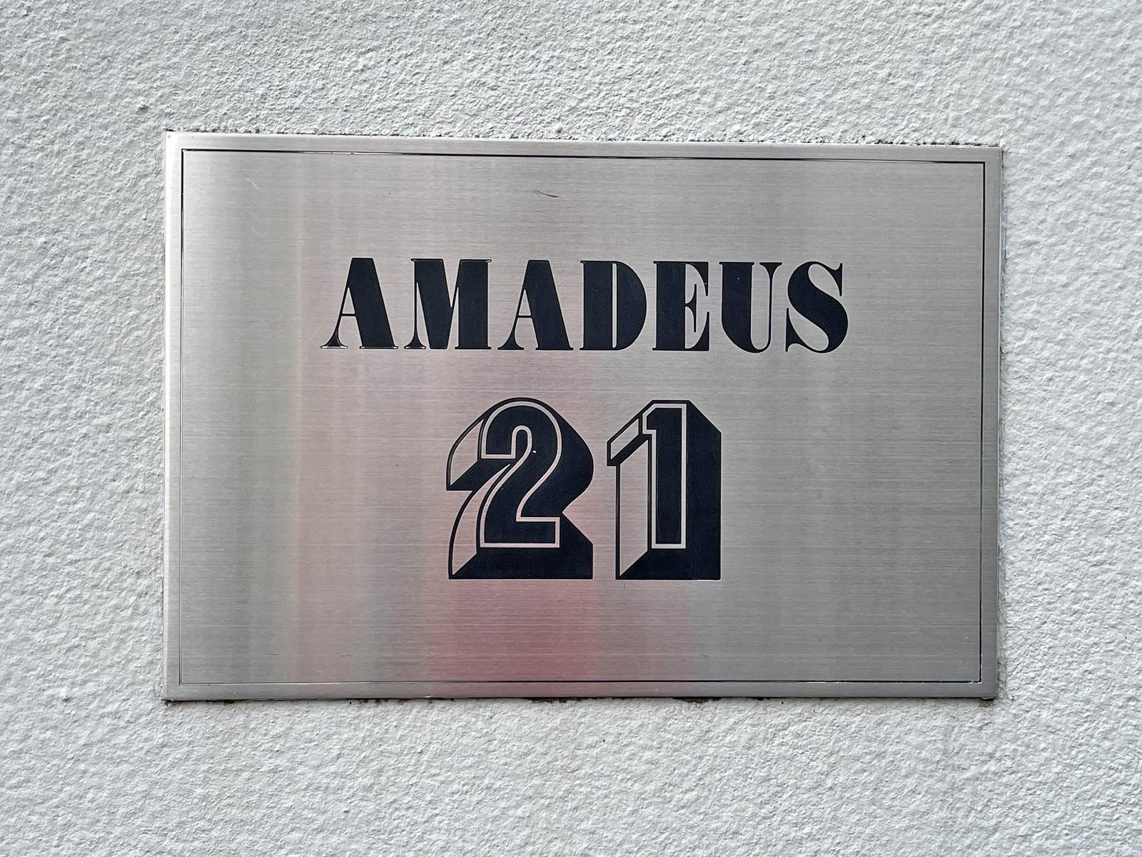 ネームプレート:アマデウス21