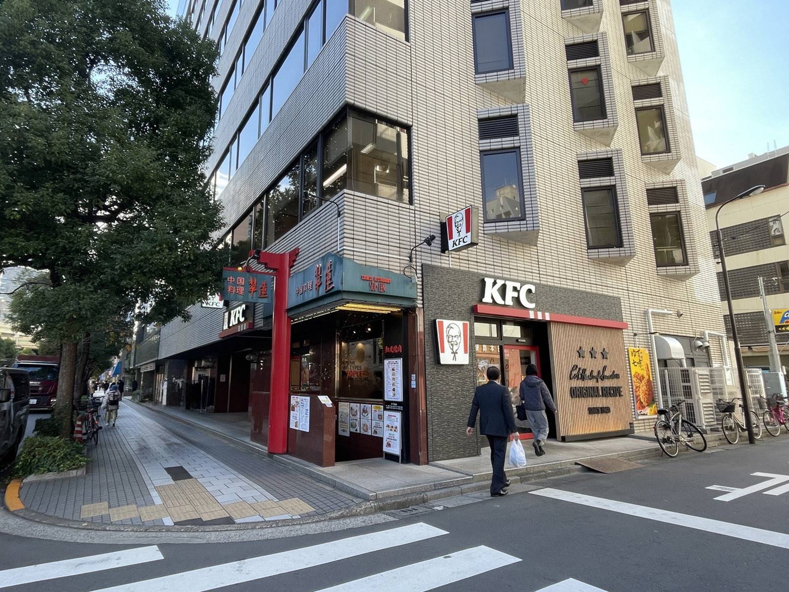 ビル内の飲食店