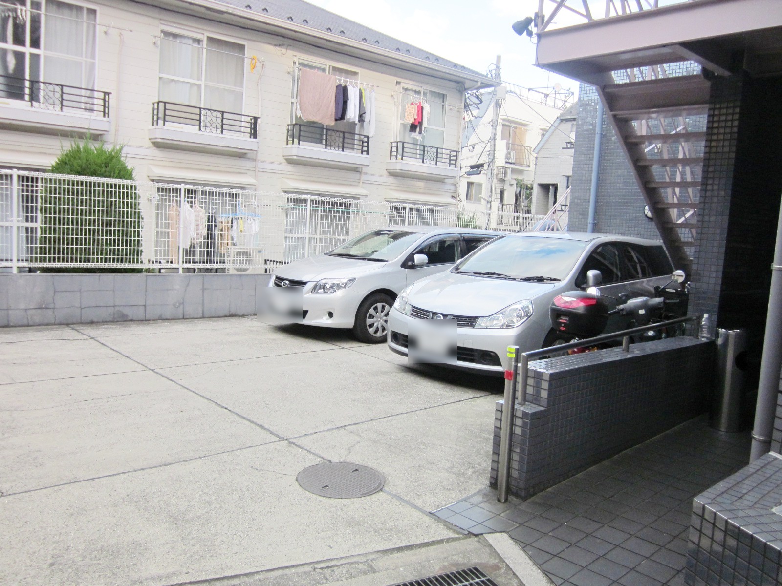 ビル内の駐車場