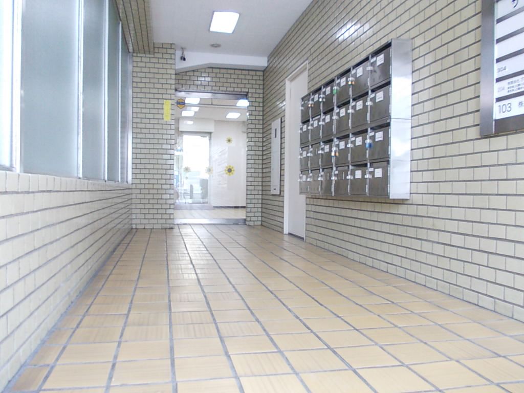 清潔感のある通路
