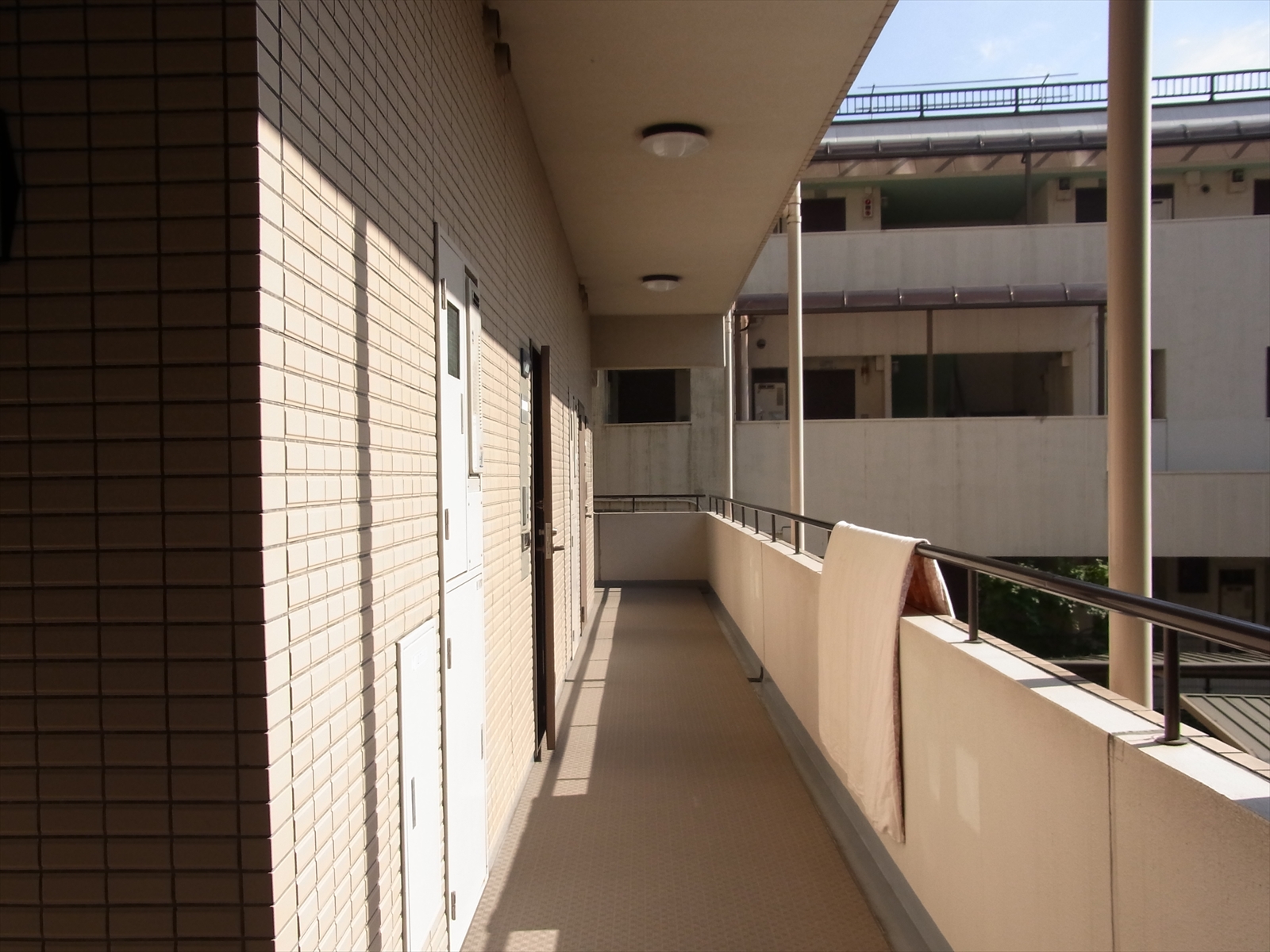 住居区画の廊下部分