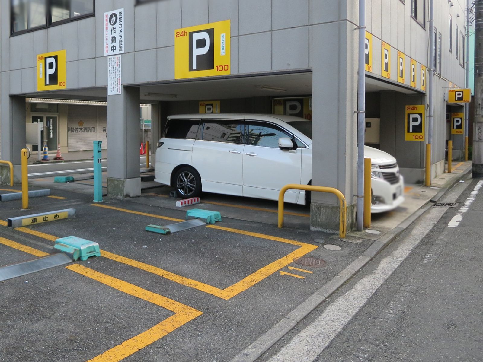 1階部分の時間貸駐車場