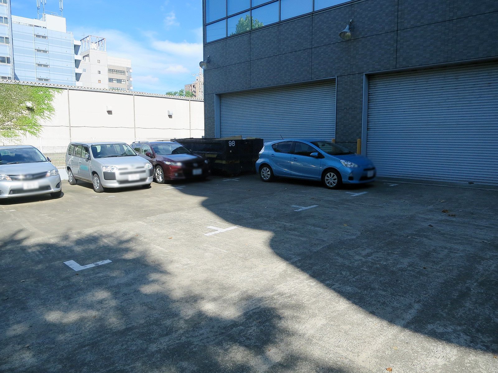 駐車場併設