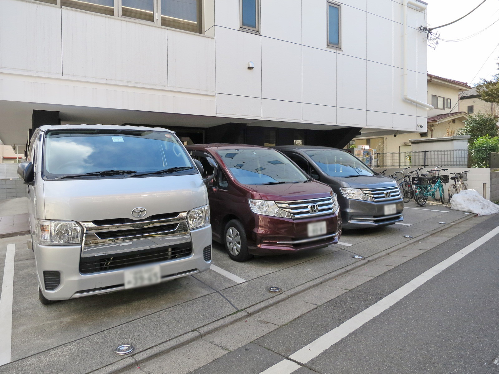 駐車場併設