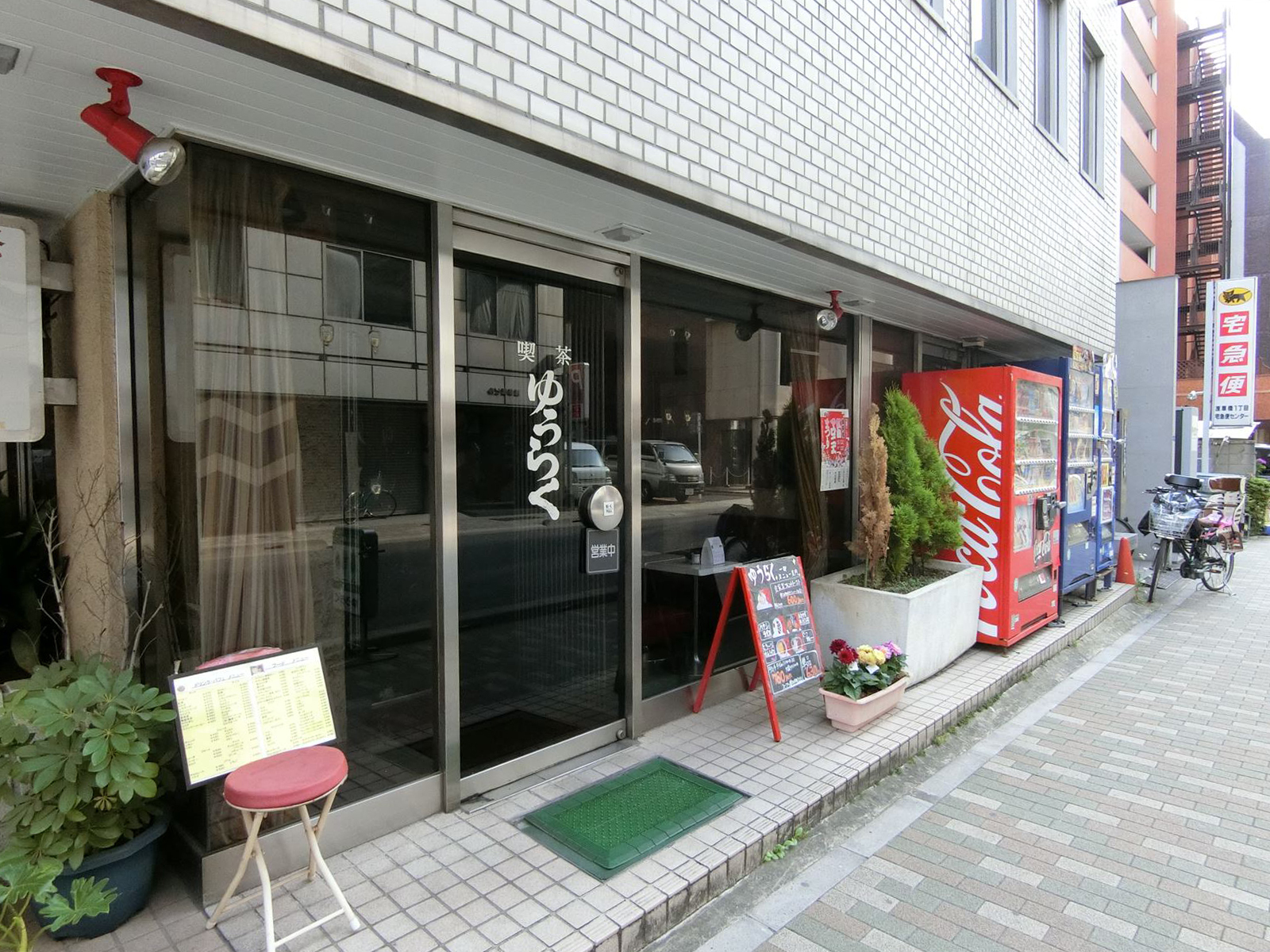 1階の喫茶店