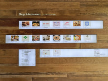 様々な飲食店などが入居