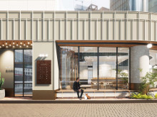 オフィスビル出入口