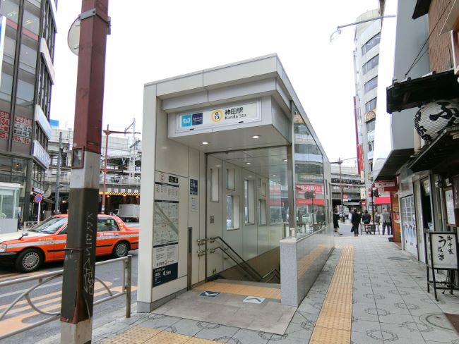 最寄りの「神田駅」