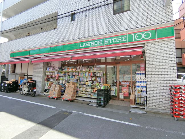 徒歩1分のローソンストア100渋谷恵比寿二丁目店