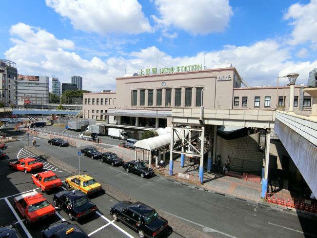 最寄りの「上野駅」