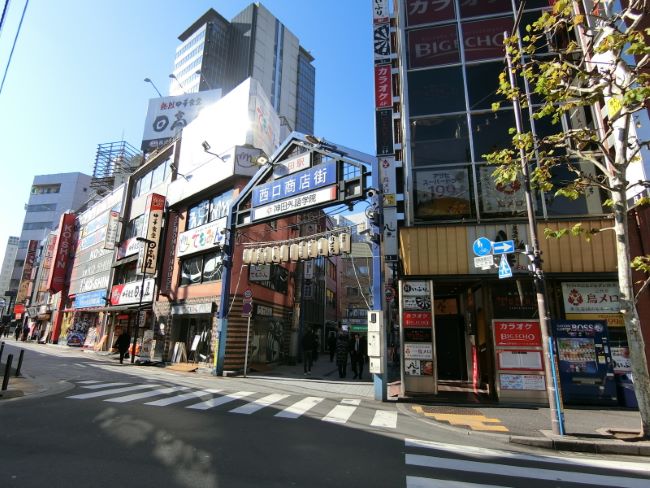 付近の神田駅西口商店街
