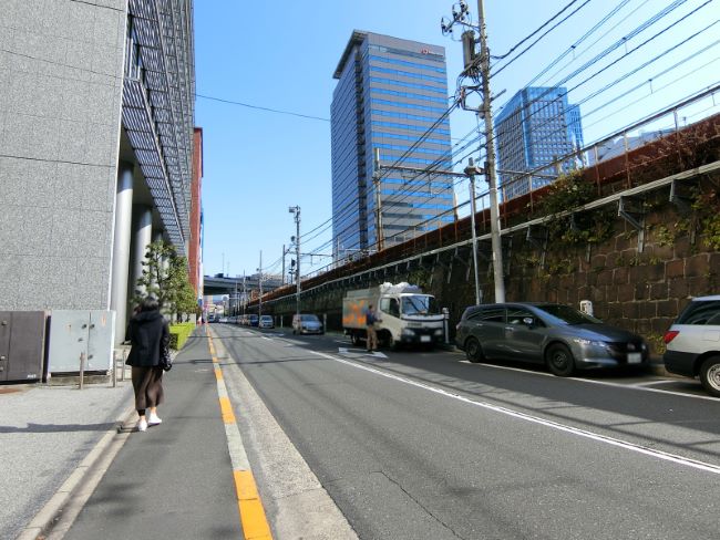 飯田橋i-MARK ANNEX前面の通り