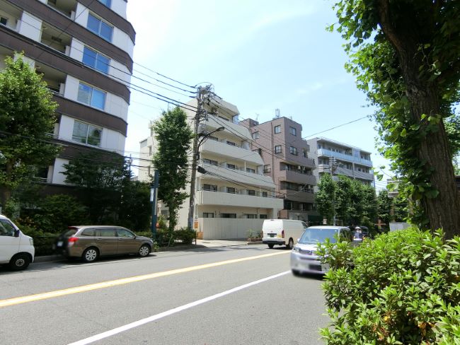 三旺ビル前面の鮫州大山線