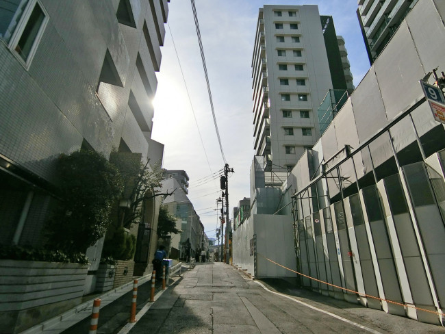 渋谷桜丘ビル前面の通り