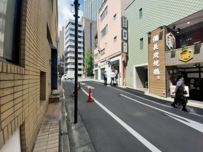 虎ノ門40MTビル別館前面の通り