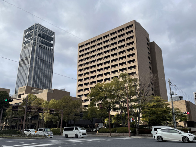 付近の広島市役所