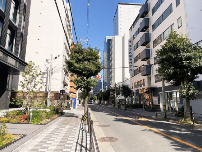 Vianode SHIN-OSAKA前面の通り