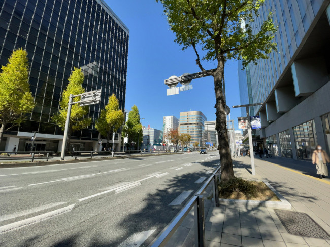 付近の住吉通り