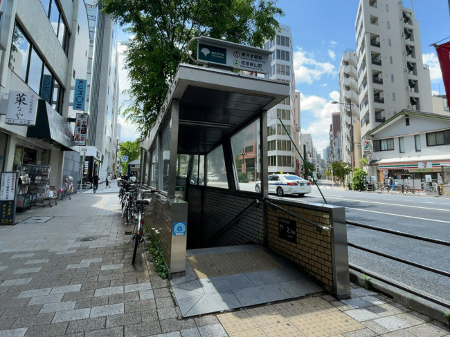 徒歩圏内の「東日本橋駅」