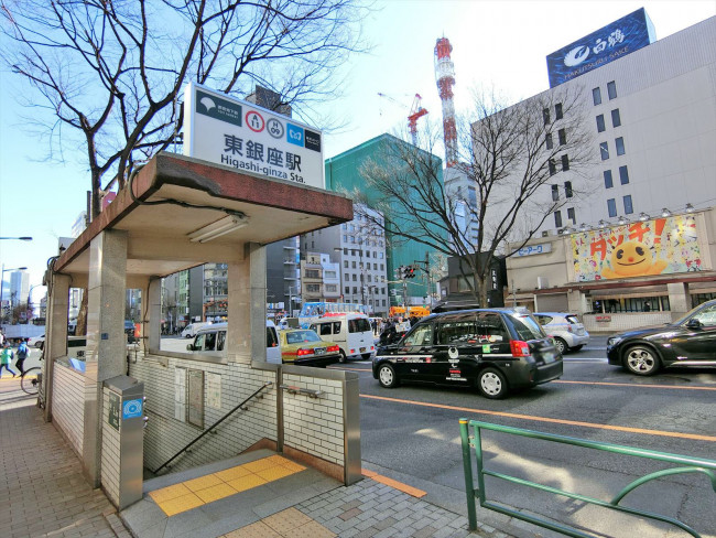 最寄りの「東銀座駅」