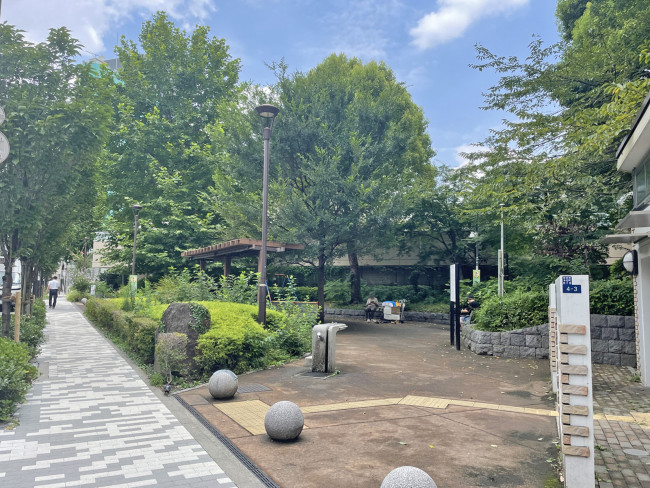 並びの常盤公園