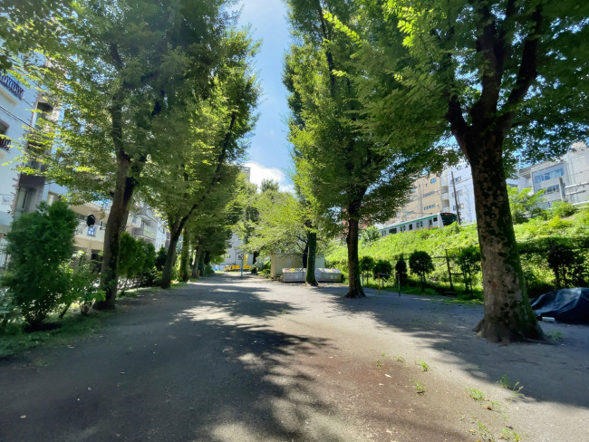 徒歩2分の神宮通公園