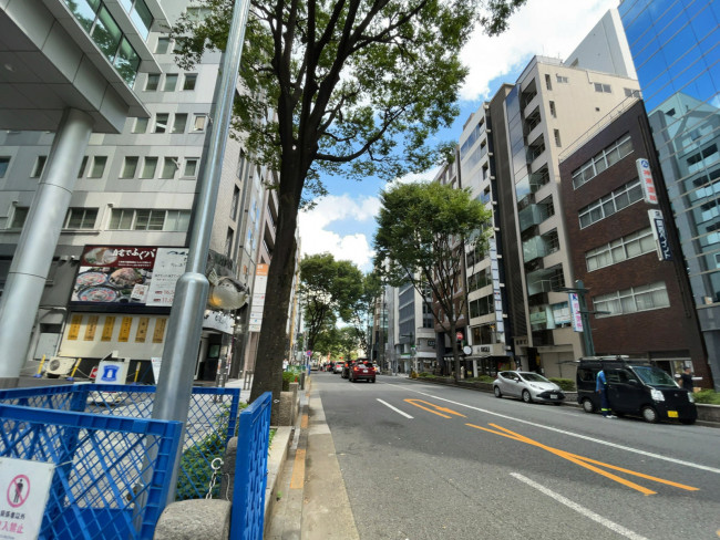 渋谷プライムプラザ前面の通り