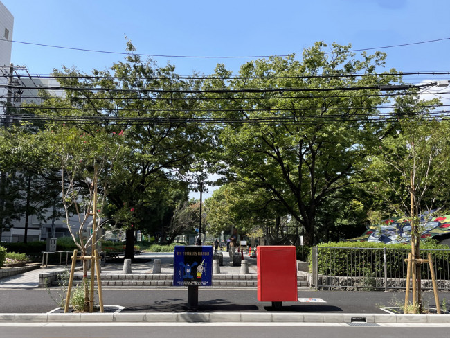 同じ通りにある豊津公園