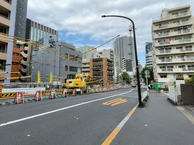 渋谷プロパティータワー前面の通り