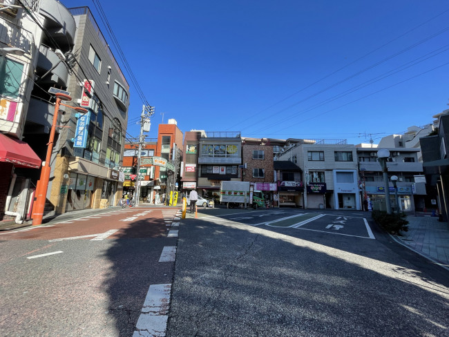 ハイネス野方前面の通り