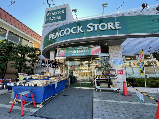 付近のピーコックストア桜新町店