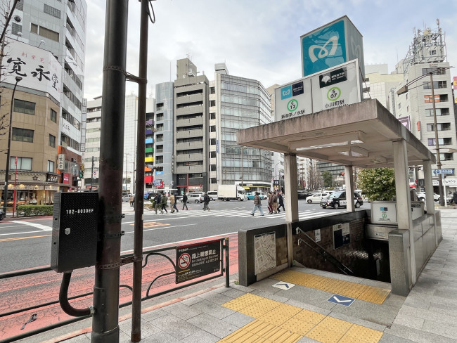 最寄りの「小川町駅」
