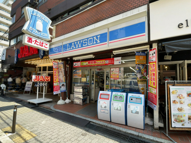 付近のローソン 西心斉橋一丁目店