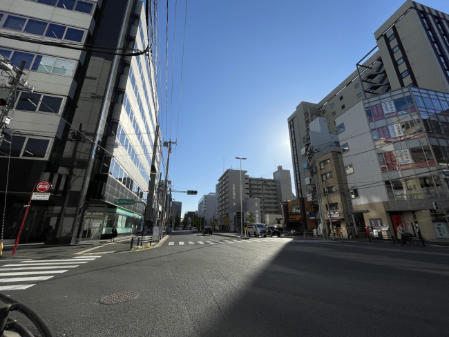 宮城野センタービル前面の通り