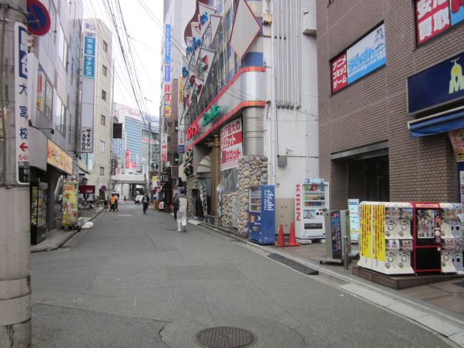 大宮駅方向の様子