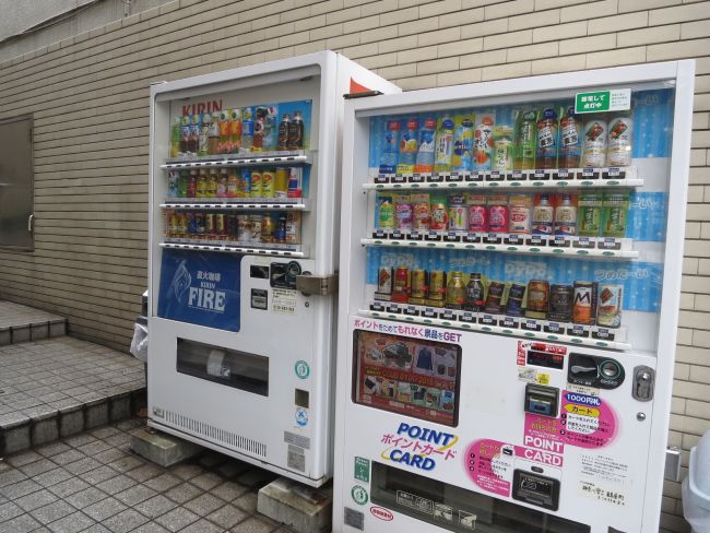 自販機がすぐ側