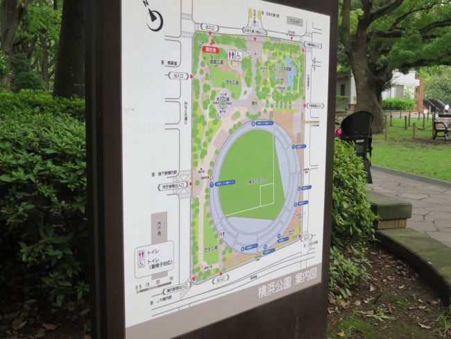 横浜公園地図