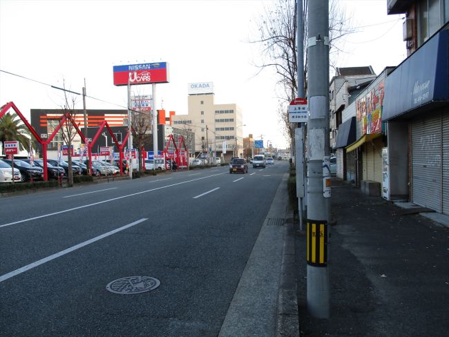 オフィス前面道路