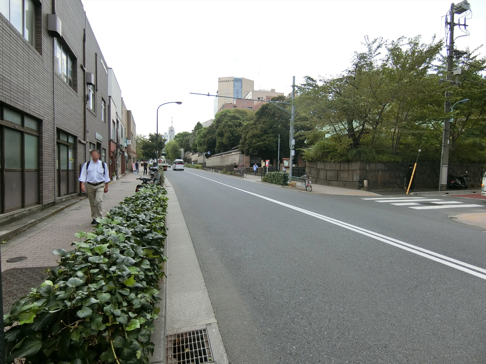 前面の外堀通り