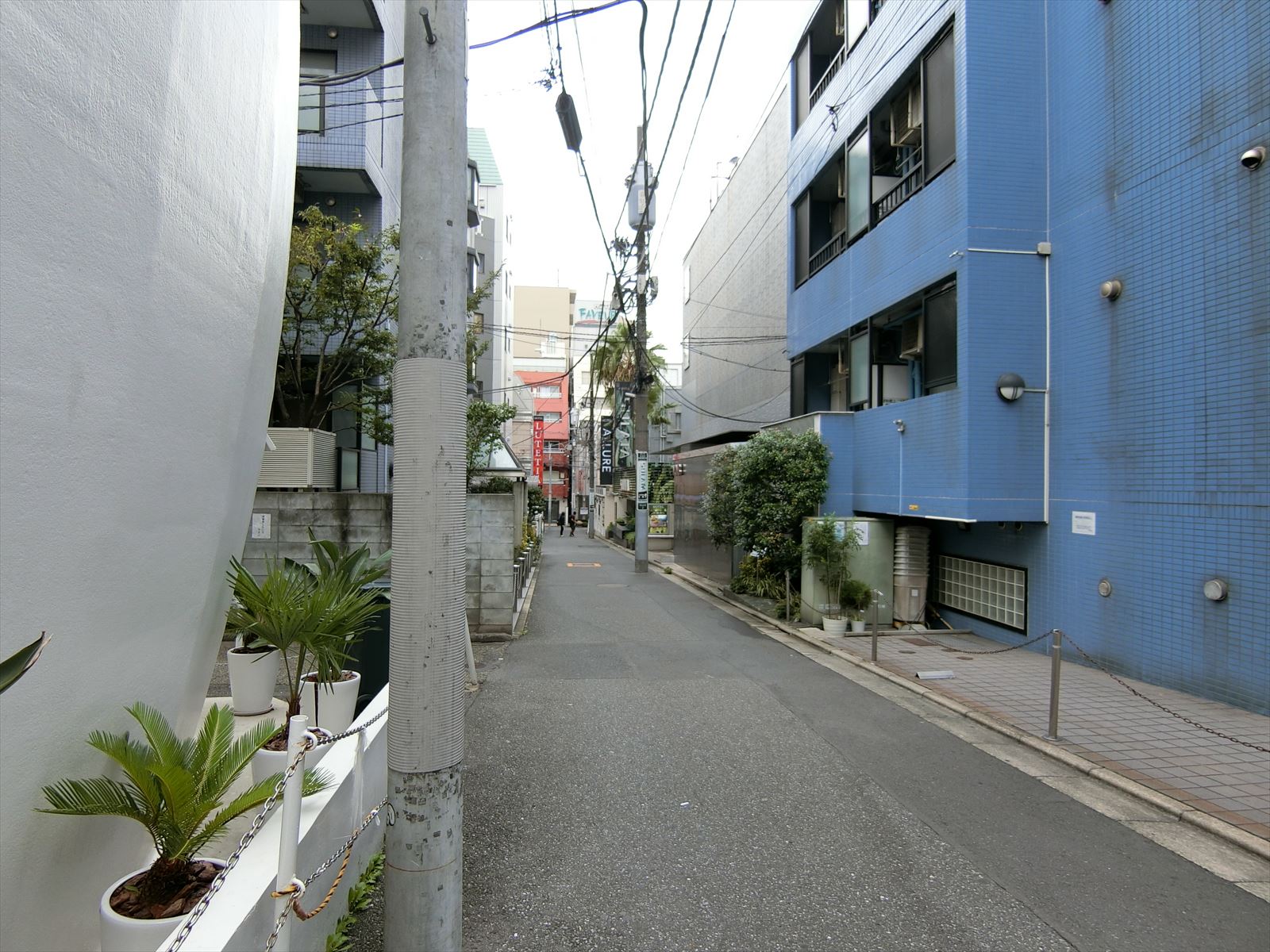 付近は静かなエリア