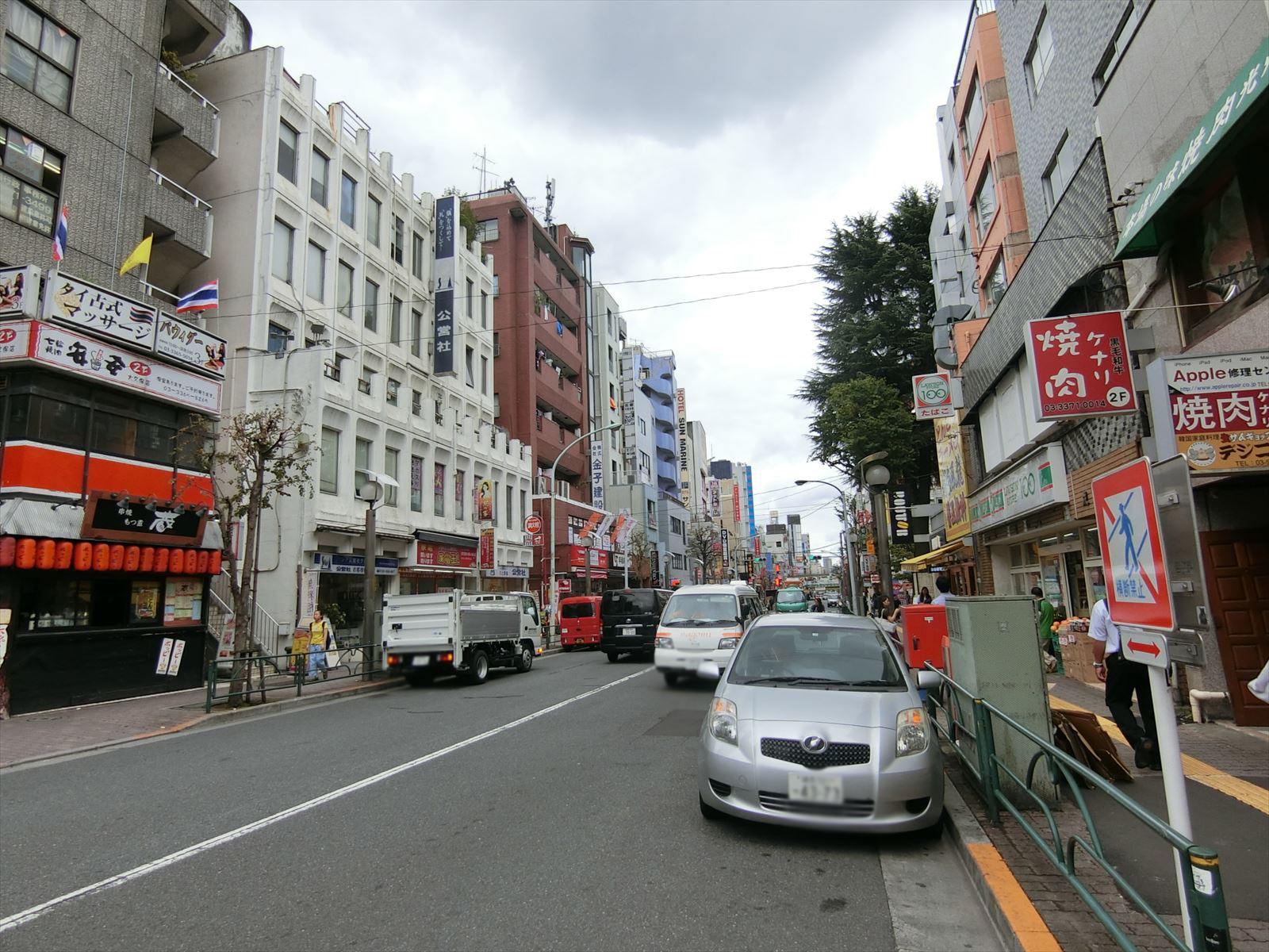 大久保通り付近の立地