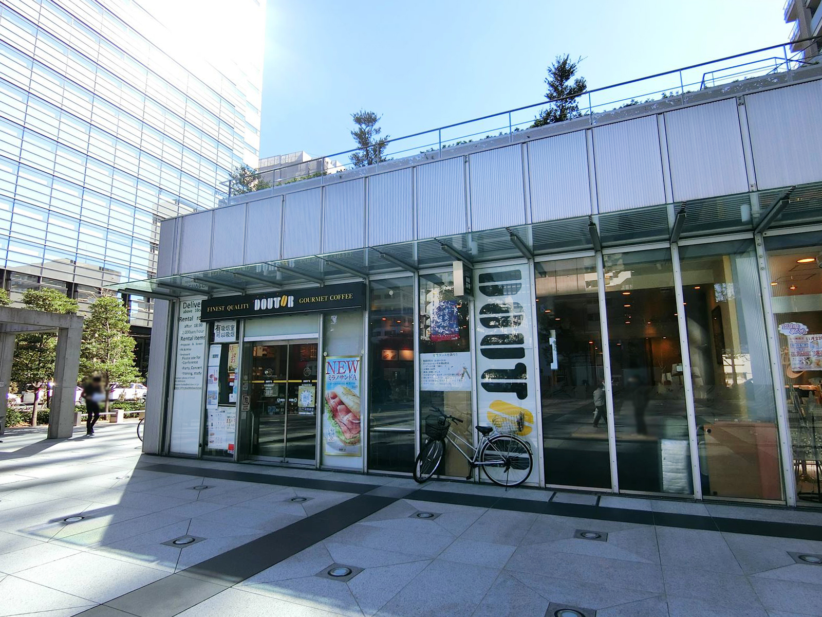 徒歩2分のドトールコーヒーショップ